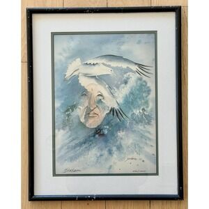 Bert Seabourn Signed Limited Edition Print 456/1000 Native Art 1983